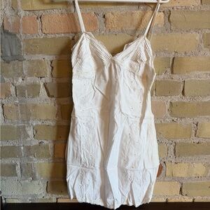 Zara White Lace Chemise